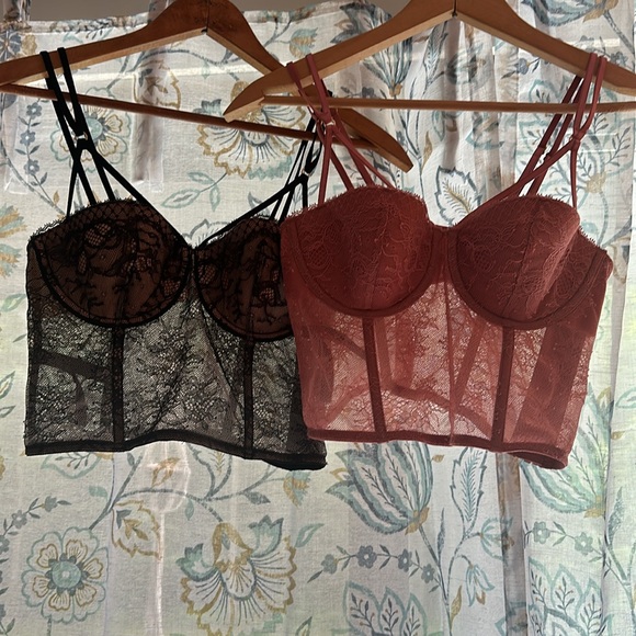 Victoria's Secret Other - 2 Victoria’s Secret lace bustier corset bras